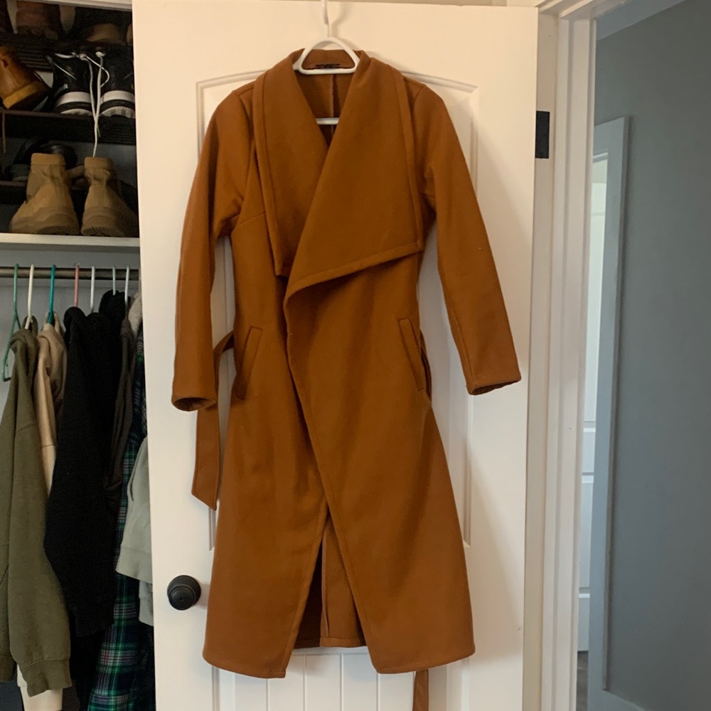 Shinestar Brown Duster Coat
